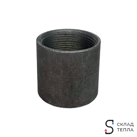 Муфта сталь Ду 15 (1/2") ВР с фаской, толщина 2,5-4мм HMCX. Вид 4.