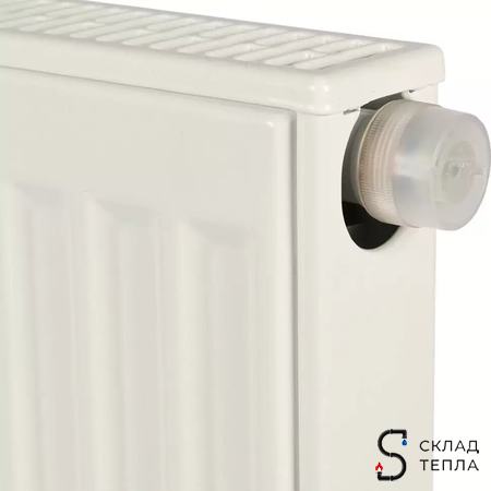 Радиатор стальной KERMI FTV 12 - высота 500 мм, длина 3000 мм с нижним подключением. Вид 8.