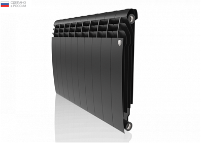 Радиатор алюминиевый Royal Thermo Biliner Alum 500 Noir Sable  - 10 секций