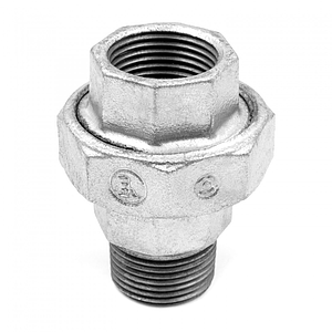 Соединитель прямой американка чугун оц Ду 20 (3/4') ВР/НР Fittex PLUS (2шт)