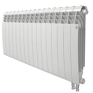 Радиатор биметаллический Royal Thermo BiLiner 500 V Bianco Traffico (Н) (Белый) - 16 секций