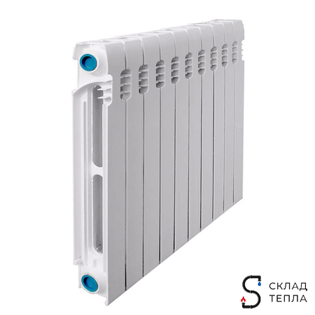 Радиатор чугун 300 мм Ogint 5 секции. Вид 1.