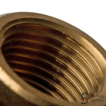 Муфта латунная резьбовая STOUT - 1/2" (4шт). Вид 5.