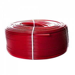 Труба из сшитого полиэтилена STOUT - 16x2,0 (PE-Xa/EVOH, PN8, Tmax 95°C,  бухта 200 м, цвет красный)