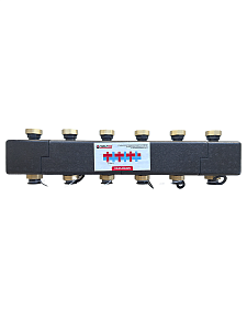 Стальной распределительный коллектор VALFEX на 3(5) контура в теплоизоляции