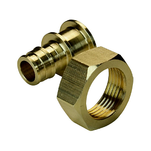 Переход на накидную гайку РОС - 16 x 1/2' с прокладкой (аналог Uponor и Usystems, 2шт)