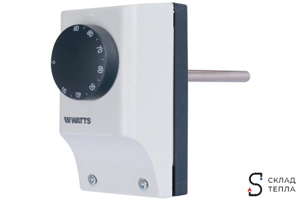  Погружной термостат ТС 100 AN (внешняя шкала гильза 100  мм)WATTS. Вид 1.
