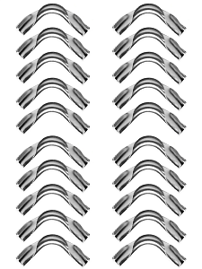 Фиксатор поворота на 90°, для труб Ø 16-18 мм TIM - 20 шт.