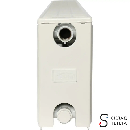 Радиатор стальной KERMI FKO 22 - высота 200 мм, длина 2300 мм с боковым подключением. Вид 5.