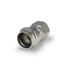 Переход на внутреннюю резьбу Zeissler 15 х 1/2' из нержавеющей стали