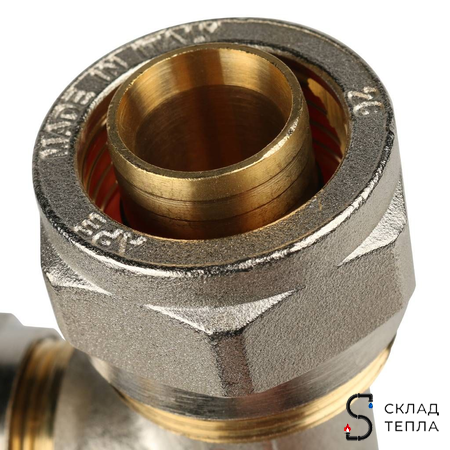 Тройник переходной STOUT - 26 x 20 x 26 (винтовой, для металлопластиковых труб). Вид 5.