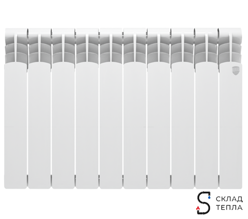 Радиатор биметаллический Royal Thermo Revolution Bimetall 500 - 10 секций. Вид 2.