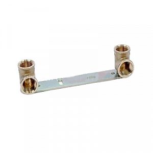 Водорозетка латунная двойная TIM - 1/2' (ВН)