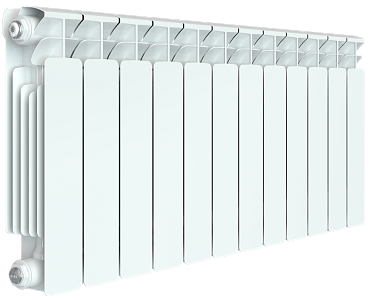 Радиатор биметаллический Rifar Base 350 - 12 секций Радиатор биметаллический Rifar Base 350 - 12 секций