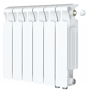 Радиатор биметаллический Rifar Monolit Ventil 350 - 7 секций (подключение нижнее справа)
