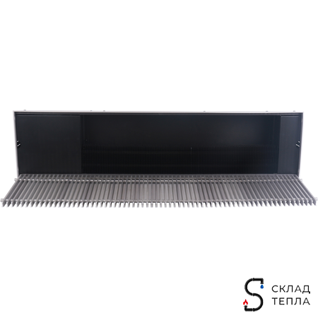 STOUT Конвектор внутрипольный SCN 110.240.1000 (Решётка роликовая, анодированный алюминий). Вид 4.