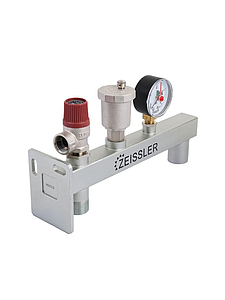 Группа безопасности котла с креплением Zeissler - 3/4' (до 50 кВт, 3 бар)
