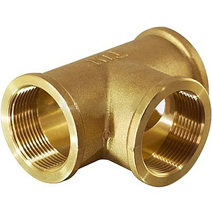 Тройник латунный резьбовой равнопроходный TIM (ВР) - 3/4' (1шт)