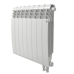 Радиатор биметаллический Royal Thermo BiLiner 500 V Bianco Traffico (Н) (Белый) - 8 секций