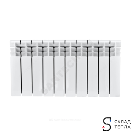 Радиатор алюминиевый Ogint Delta Plus 350 12 секций. Вид 8.