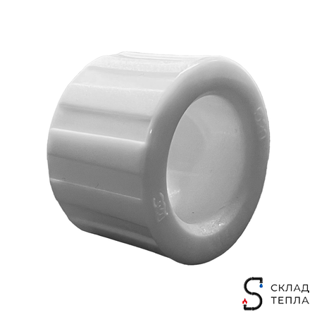 Кольцо с упором РОС белое 16 для труб из сшитого полиэтилена (аналог Uponor и Usystems, 20шт). Вид 4.