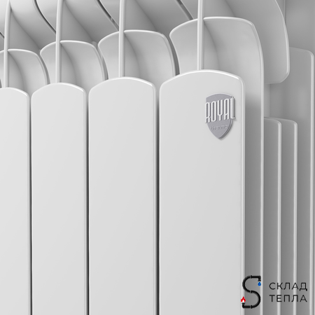 Радиатор биметаллический Royal Thermo Indigo SUPER 500 - 7 секций. Вид 2.