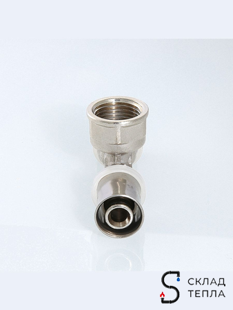 Пресс-тройник с внутренней резьбой TIM - 16 x 1/2" (для металлопластиковых труб) 2шт. Вид 3.