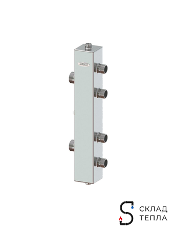 Гидравлический разделитель Zeissler 2 контура 1 1/4"х1" (до 80 кВт, нержавеющая сталь). Вид 1.