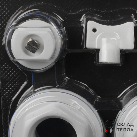 Комплект монтажный универсальный ROMMER (7 в 1) - 1/2" (цвет белый RAL9016). Вид 6.