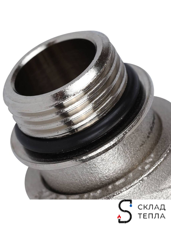 Клапан ручной терморегулирующий угловой STOUT - 1/2" с доп. уплотнением. Вид 7.