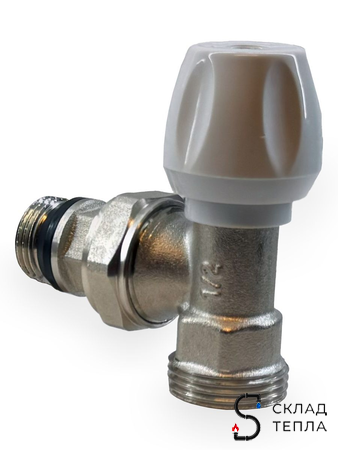 Вентиль ручной регулировки угловой 1/2"х3/4" ЕК Zeissler для быстрого монтажа . Вид 5.