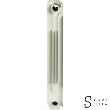 Радиатор алюминиевый STOUT Bravo 500 - 4 секции. Вид 5.