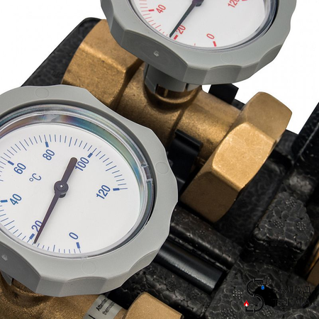 Насосная группа без смесителя Meibes UK 1"1/4 (без насоса). Вид 6.