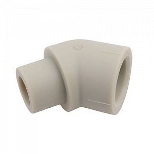 Отвод 45° FV Plast - 16 (под пайку внутренняя/наружная для полипропиленовых труб, цвет серый)