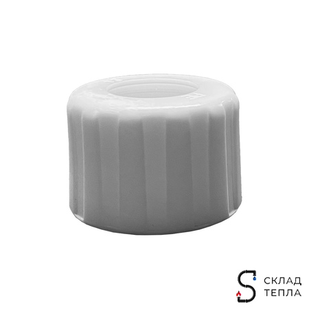 Кольцо с упором РОС белое 16 для труб из сшитого полиэтилена (аналог Uponor и Usystems, 20шт). Вид 10.