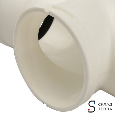 STOUT Элемент дымохода конденсац. визуальн инспекция T образн DN80 п/м PP-FE. Вид 5.