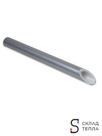 Труба из сшитого полиэтилена STOUT Stabil - 16.2x2.6 (PE-Xa/Al/PE-RT, серая, 30м). Вид 3.
