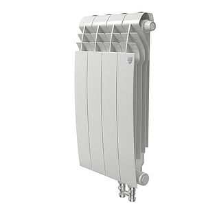 Радиатор биметаллический Royal Thermo BiLiner 500 V Bianco Traffico (Н) (Белый) - 4 секций