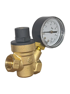 Регулятор давления мембранный SantechSystems 1/2' (с манометром)