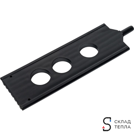 STOUT Элемент дымохода конденсац.угол 87° DN80 м/п PP-FE с кронштейном. Вид 9.