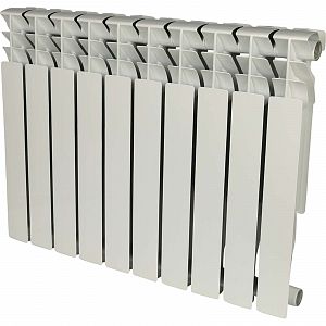 Радиатор алюминиевый ROMMER Plus 500 - 10 секций Радиатор алюминиевый ROMMER Plus 500 - 10 секций