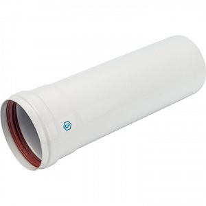 STOUT Элемент дымохода DN80/100 труба 250 мм утепленная п/м STOUT Элемент дымохода DN80/100 труба 250 мм утепленная п/м
