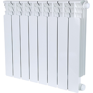 Радиатор биметаллический STOUT SPACE 500 - 8 секций с нижним подключением