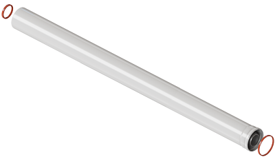 Труба для коаксиального дымохода Rommer 60/100 L 1500