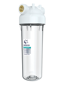 Колба для фильтра Unicorn 10'- 1/2' (одинарная, картриджи формата SlimLine) 