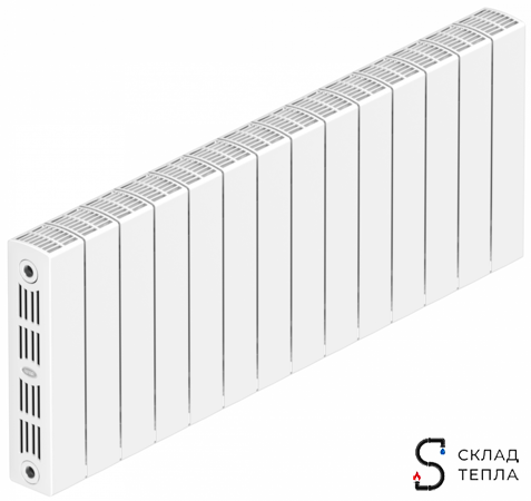 Радиатор биметаллический Rifar SUPReMO 350 (3/4") - 14 секций. Вид 1.