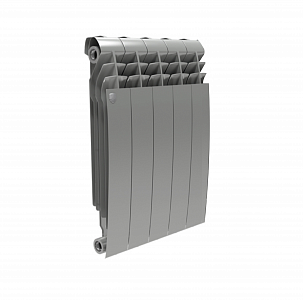 Радиатор биметаллический Royal Thermo BiLiner 500 Silver Satin (Серый) - 5 секций Радиатор биметаллический Royal Thermo BiLiner 500 Silver Satin (Серый) - 5 секций