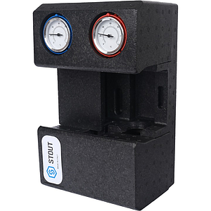 Насосная группа STOUT - 3/4' (с термостатическим смесительным клапаном, в теплоизоляции, без насоса)