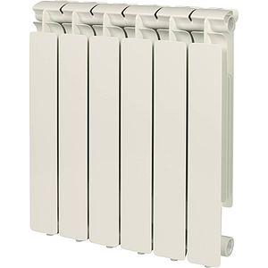 Радиатор алюминиевый STOUT Bravo 500 - 6 секций (подключение нижнее)