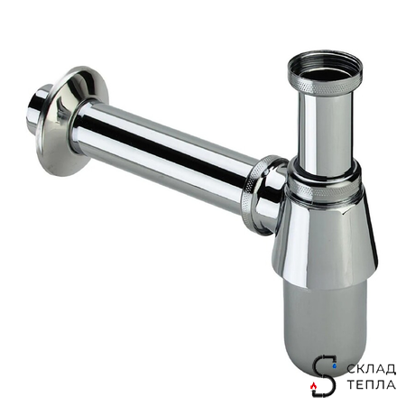 Сифон для раковины (бутылочный) TIM латунный. Вид 1.